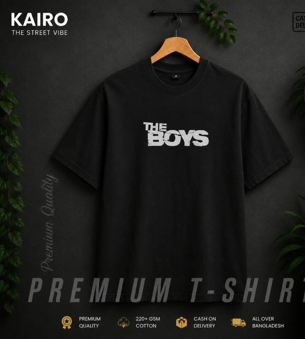 Dropshulder Black Color Design The Boys
