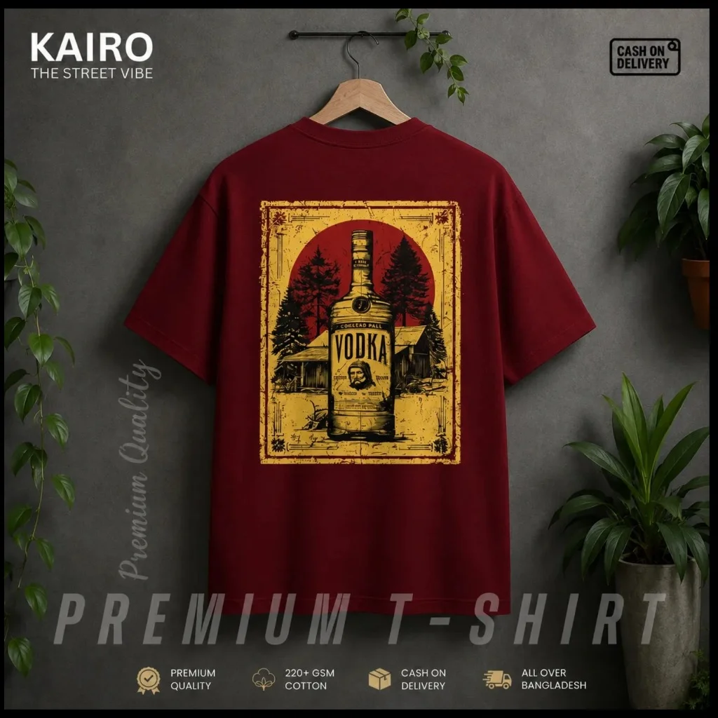 Dropshulder MarronColor Design Vodka
